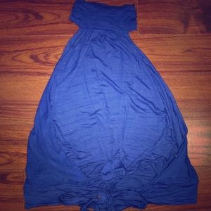 EUC💙FOREVER 21 | Navy Blue Open Back Turtleneck